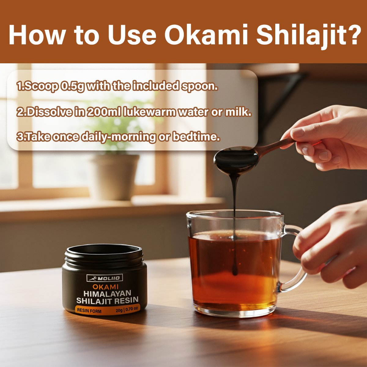 MOLLIO™ Okami Himalayan Shilajit Resin - 20g