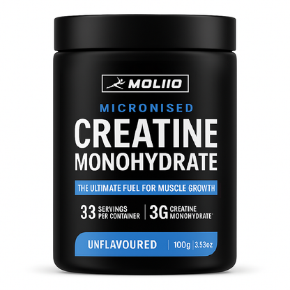 MOLLIO™ Micronised Creatine Monohydrate (100g, 33 Servings)