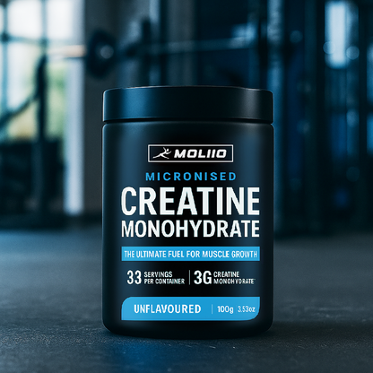 MOLLIO™ Micronised Creatine Monohydrate (100g, 33 Servings)